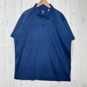 【Men's XL ネイビー系】 Millet ( ミレー ) リサイクル フィッシング ネット ポロ Recycled Fishing Net Polo ポリエステル ウェア トップス インナー シャツ ショートスリーブシャツ 化繊 z00060468  化繊 ショ