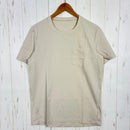 【Men's S ベージュ系】 Houdini ( フーディニ ) カバー ティー Cover Tee ポリエステル ウェア トップス インナー シャツ ショートスリーブTシャツ クルーネック 化繊 z00058011  化繊 ショートスリーブTシャツ クルーネック-1