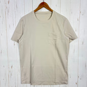 【Men's S ベージュ系】 Houdini ( フーディニ ) カバー ティー Cover Tee ポリエステル ウェア トップス インナー シャツ ショートスリーブTシャツ クルーネック 化繊 z00058011  化繊 ショートスリーブTシャツ クルーネック