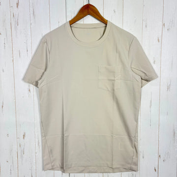 【Men's S ベージュ系】 Houdini ( フーディニ ) カバー ティー Cover Tee ポリエステル ウェア トップス インナー シャツ ショートスリーブTシャツ クルーネック 化繊 z00058011  化繊 ショートスリーブTシャツ クルーネック