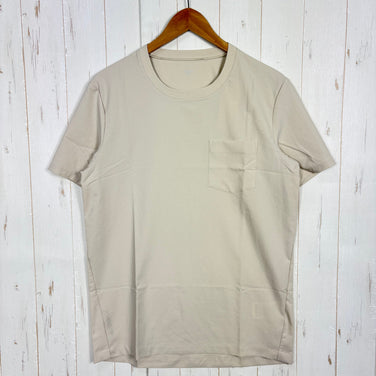 【Men's S ベージュ系】 Houdini ( フーディニ ) カバー ティー Cover Tee ポリエステル ウェア トップス インナー シャツ ショートスリーブTシャツ クルーネック 化繊 z00058011  化繊 ショートスリーブTシャツ クルーネック