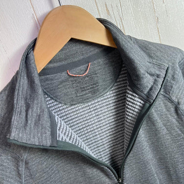 男士小号灰色 2015 Patagonia Capilene 保暖拉链领 FGX 涤纶抓绒外套