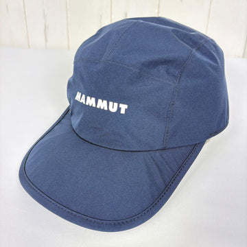【Unisex S/M ネイビー系】 Mammut ( マムート ) クライメート ゴアテックス キャップ アジアンフィット Climate Gore-Tex Cap AF 2レイヤーGORE-TEX 折りたたみ式バイザー ポリエステル ウェア ウェア小物 ヘッドウェア