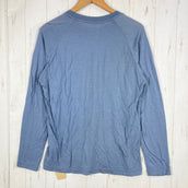【Unisex M ネイビー系】 Yamatomichi ( 山と道 ) 100% メリノ ロングスリーブ 100% Light Merino Long Sleeve 150-160g/m2 メリノウール100% メリノウール ウェア トップス インナー シャツ ロン