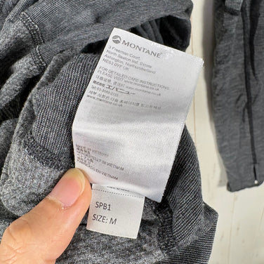 【Men's M グレー系】 Montane ( モンテイン ) プリミノ ハイブリッド アルパイン フーディ Primino Hybrid Alpine Hoodie メリノウール ウェア トップス インナー シャツ フーディ ウール z00057993  ウー