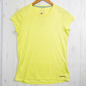 【Women's S イエロー系】 Patagonia ( パタゴニア ) ショートスリーブ メッシュ ティー ポリエステル ウェア トップス インナー シャツ ショートスリーブTシャツ クルーネック 化繊 z00052312 化繊 ショートスリーブTシャツ クルーネ - 【公式】2ndGEAR（セカンドギア）Webショップ【登山用品・アウトドア用品専門 買取販売店】