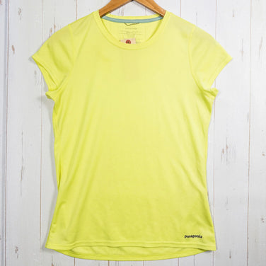 【Women's S イエロー系】 Patagonia ( パタゴニア ) ショートスリーブ メッシュ ティー ポリエステル ウェア トップス インナー シャツ ショートスリーブTシャツ クルーネック 化繊 z00052312 化繊 ショートスリーブTシャツ クルーネ - 【公式】2ndGEAR（セカンドギア）Webショップ【登山用品・アウトドア用品専門 買取販売店】