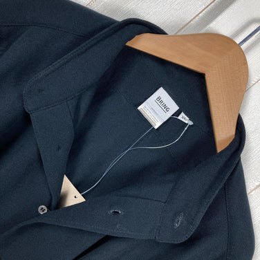 【Men's XL ブラック系】 Bring ( ブリング ) ドライコットニー スタンドカラー シャツ Drycottony Stand Collar Shirt ポリエステル ウェア トップス インナー シャツ ロングスリーブTシャツ クルーネック 化繊 z000