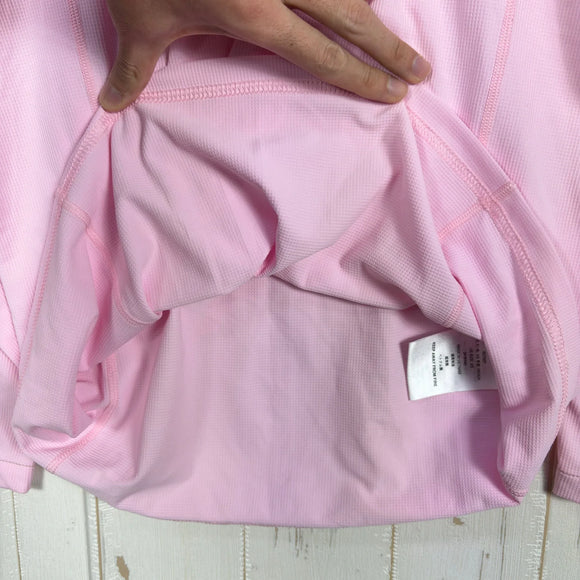 【Women's XS ピンク系】 Haglofs ( ホグロフス ) リム テンポ トレイル ハーフジップ L.I.M Tempo Trail Halfzip ポリエステル ウェア トップス インナー シャツ ロングスリーブシャツ 化繊 z00055664  化繊 ロ