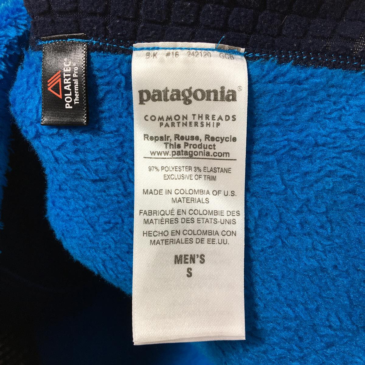 【男款S蓝色】Patagonia R2 Jacket R2 Jacket Regulator Polartec Thermal Pro Fleece 停产型号很难获得 25138 国际男款 GCB 希腊