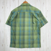 【Men's S グリーン系】 2009 Patagonia ( パタゴニア ) ショートスリーブ パッカーウェア シャツ Short Sleeved Packerwear Shirts CYU 生産終了モデル 入手困難 ウェア トップス インナー シャツ ショート