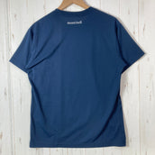 【Men's M ネイビー系】 Montbell ( モンベル ) ウィックロン ティー 高崎 Wic T Takasaki ポリエステル ウェア トップス インナー シャツ ショートスリーブTシャツ クルーネック 化繊 z00059870  化繊 ショートスリーブ