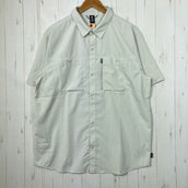 【Men's L ベージュ系】 Mountain Hardwear ( マウンテンハードウェア ) トレイル センダー ショートスリーブ Trail Sender Short Sleeve ポリエステル ウェア トップス インナー シャツ ショートスリーブシャツ 化