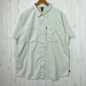 【Men's L ベージュ系】 Mountain Hardwear ( マウンテンハードウェア ) トレイル センダー ショートスリーブ Trail Sender Short Sleeve ポリエステル ウェア トップス インナー シャツ ショートスリーブシャツ 化