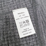 【Unisex OneSize グレー系】 Ridge Mountain Gear ( リッジマウンテンギア ) グリッドメリノ ロングネックゲイター Grid Merino Long Neck Gaiter  Heather Grey z00057417 Heather Gr