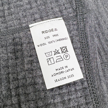 【Unisex OneSize グレー系】 Ridge Mountain Gear ( リッジマウンテンギア ) グリッドメリノ ロングネックゲイター Grid Merino Long Neck Gaiter  Heather Grey z00057417 Heather Gr