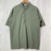 【Men's XS グリーン系】 Houdini ( フーディニ ) コスモシャツ Cosmo Shirt ポリエステル ウェア トップス インナー シャツ ショートスリーブシャツ 化繊 z00054818 化繊 ショートスリーブシャツ インナー シャツ トップス