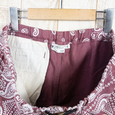 【Men's S レッド系】 Gramicci ( グラミチ ) ペイズリー ショートパンツ Paisley Short Pants コットン ウェア ボトムス ショーツ ショートパンツ z00051069 ショーツ ショートパンツ ボトムス ウェア - 【公式】2ndGEAR（セカンドギア）Webショップ【登山用品・アウトドア用品専門 買取販売店】