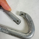 【OneSize シルバー系】 SMC ( Seattle Manufacturing Corporation ) ヴィンテージ D型 カラビナ Vintage D Carabiner ストレートゲート ロッククライミングギア z00061775  ロッククライミン-3