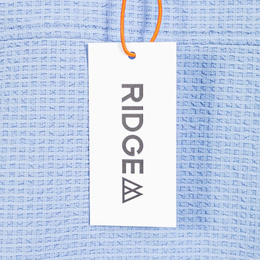 女式大号 Blue Ridge Mountain Gear 舒适套头短袖衬衫，海雾色。涤纶。