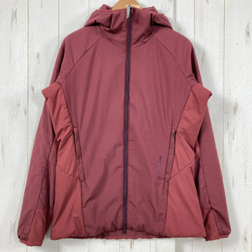 【Women's XS レッド系】 Houdini ( フーディニ ) シーナイン ロフト フーディ C9 Loft Hoodie 化繊ダウン ウェア トップス アウター ジャケット 化繊インサレーション z00060036  化繊インサレーション アウター ジャケット