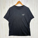 【Men's M ブラック系】 Arcteryx ( アークテリクス ) クラッグ エスエル コットン ショート スリーブ ティー Kragg SL Cotton SS コットン ウェア トップス インナー シャツ ショートスリーブTシャツ クルーネック コットン-1