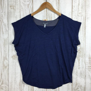 【Women's XS ネイビー系】 Ibex ( アイベックス ) メリノウール カットソー Tシャツ トップス アメリカ製 International Women's ウール ショートスリーブTシャツ クルーネック インナー シャツ トップス ウェア - 【公式】2ndGEAR（セカンドギア）Webショップ【登山用品・アウトドア用品専門 買取販売店】