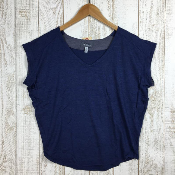 【Women's XS ネイビー系】 Ibex ( アイベックス ) メリノウール カットソー Tシャツ トップス アメリカ製 International Women's ウール ショートスリーブTシャツ クルーネック インナー シャツ トップス ウェア - 【公式】2ndGEAR（セカンドギア）Webショップ【登山用品・アウトドア用品専門 買取販売店】