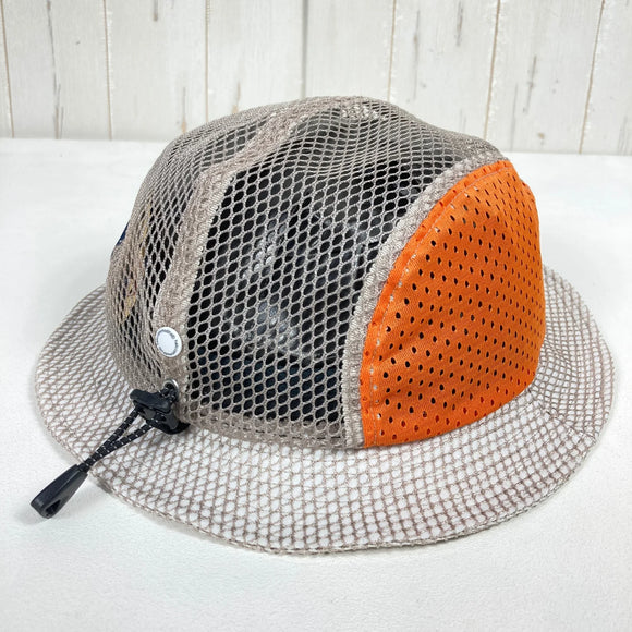 【OneSize ベージュ系】 Halo Commodity ( ハロコモディティ ) バックウィート ハット Buckwheat Hat Grey/OR/NV ナイロン ウェア ウェア小物 ヘッドウェア ハット z00053663 Grey/OR/NV ハット ヘ