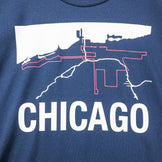 【Men's M ネイビー系】 The North Face ( ザ・ノースフェイス ) シカゴ プリントt Chicago Printt Tシャツ 速乾 NT81382 Men's 化繊 ショートスリーブTシャツ クルーネック インナー シャツ トップス ウェア - 【公式】2ndGEAR（セカンドギア）Webショップ【登山用品・アウトドア用品専門 買取販売店】