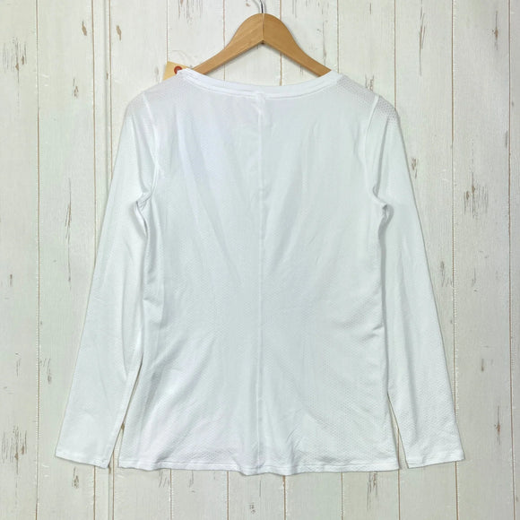 【Women's L ホワイト系】 Under Armour ( アンダーアーマー ) ヒートギア アーマー ティー Heat Gear Armour Tee 冷感 高温環境向け ポリエステル ウェア トップス インナー シャツ ロングスリーブTシャツ クルーネック 化