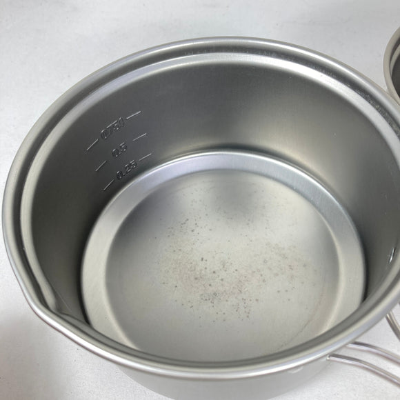 【OneSize シルバー系】 Uniflame ( ユニフレーム ) 山クッカー S Yama Cooker S アルミ製 2個セット スタッキング アルミ クックウェア クッカー コッフェル z00061562  クッカー コッフェル クックウェア