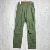 男士 M 绿色 Finetrack Camino 轻便长裤，YMAP 独家尼龙软壳长裤 (z00054294)。