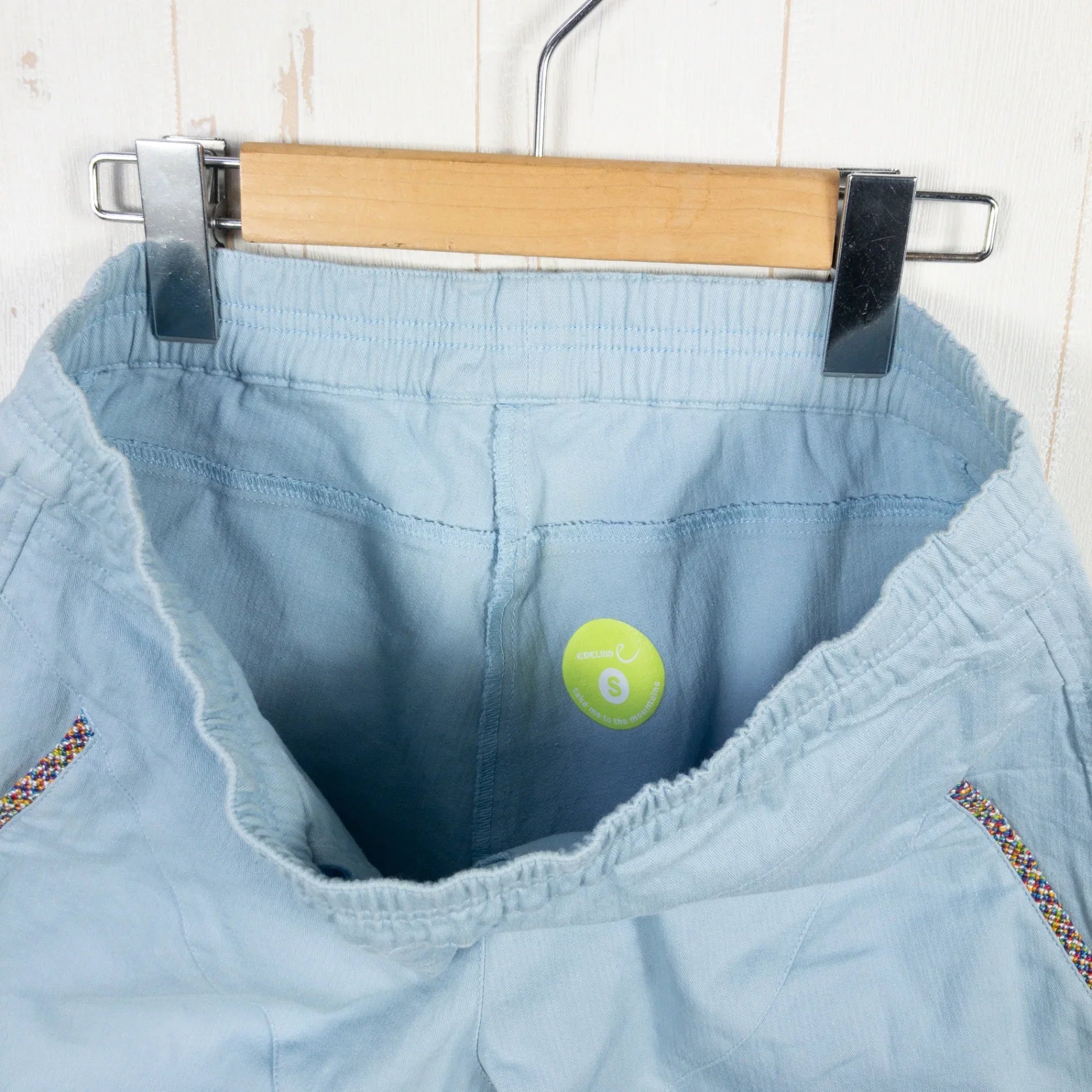 【Women's S ブルー系】 Edelrid ( エーデルリッド ) モンキーライン カミカゼショート Monkeeコラボ コットン ウェア ボトムス ショーツ ショートパンツ コットン z00052314 コットン ショーツ ショートパンツ ボトムス ウェア - 【公式】2ndGEAR（セカンドギア）Webショップ【登山用品・アウトドア用品専門 買取販売店】