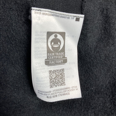 【Men's S ブラック系】 Arcteryx ( アークテリクス ) エンブレム フリース フルジップ フーディ Emblem Fleece Full-Zip Hoody オーガニックコットン ウェア トップス インナー シャツ フーディ コットン z00056