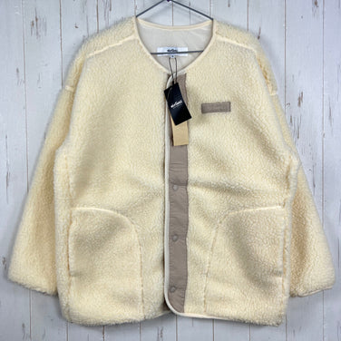 【Women's M ホワイト系】 Wildthings ( ワイルドシングス ) フラッフィー ボア カーディガン Fluffy Boa Cardigan WTL24110IS OFF z00056182 OFF フリース アウター ジャケット トップス ウェア