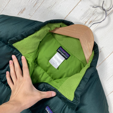 【Men's L グリーン系】 2007 Patagonia ( パタゴニア ) ダウン ジャケット Down Jacket Arboretum Green 生産終了モデル 入手困難 700フィルパワー グースダウン リップストップ ダウン ウェア トップス アウタ