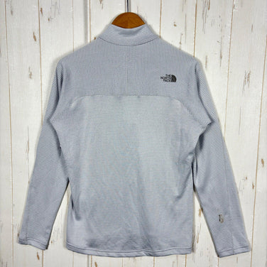 The North Face Women's Small Gray Long Sleeve FlashDry Zip Up (L/S) Polyester Top/Inner Shirt, Synthetic Fiber (z000556)