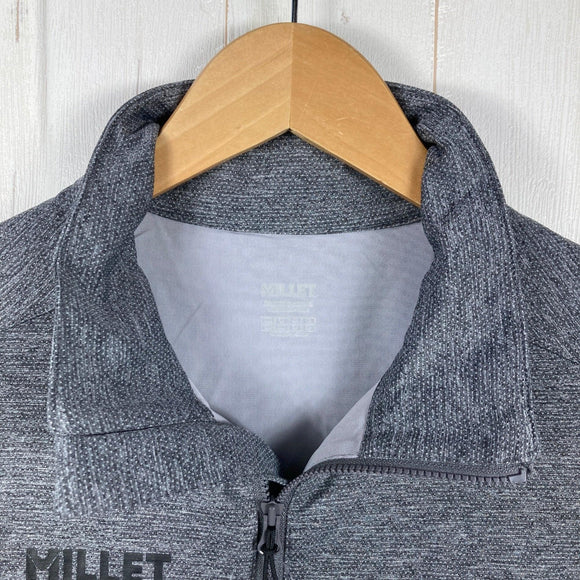 【Unisex XXS グレー系】 Millet ( ミレー ) アルファ ライト スウェット ベスト ALPHA LIGHT SWEAT VEST CHARCOAL HEATHER ポリエステル ウェア トップス ベスト フリース z00055096 CHARCOAL