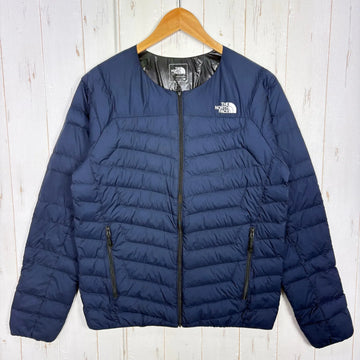 【Men's M ネイビー系】 The North Face ( ザ・ノースフェイス ) サンダー ラウンドネック ジャケット Thunder Roundneck Jacket ダウン ウェア トップス アウター ジャケット ダウンインサレーション z0005667