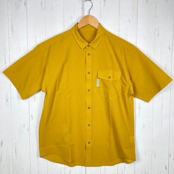 【Men's M イエロー系】 Ridge Mountain Gear ( リッジマウンテンギア ) ベーシック ショートスリーブ シャツ Basic Short Sleeve Shirt Rustic Mustard ポリエステル ウェア トップス インナー シャ