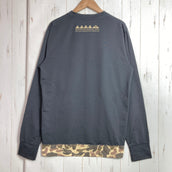 【男式 S 黑色系】 Mountain Martial Arts | Mma ( 山地武术 ) MMA 拼接长袖口袋T恤 聚酯纤维 上装