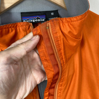 【Men's M オレンジ系】 2001 Patagonia ( パタゴニア ) ゼファー ジャケット Zephur Jacket Fiesta Orange/Dried Herb/Midgrey Heather/Rock（シェル／パネル／裏地／反射素材） 生産終了