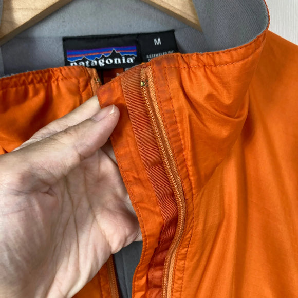 【Men's M オレンジ系】 2001 Patagonia ( パタゴニア ) ゼファー ジャケット Zephur Jacket Fiesta Orange/Dried Herb/Midgrey Heather/Rock（シェル／パネル／裏地／反射素材） 生産終了