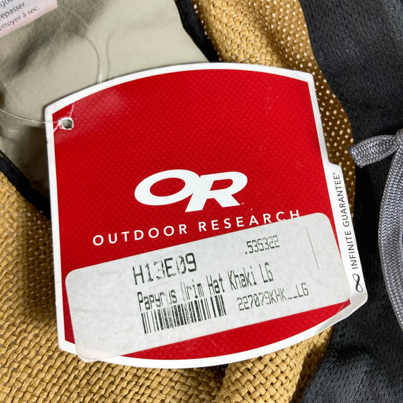 【L ベージュ系】 Outdoor Research ( アウトドアリサーチ ) パピルス ブリム サンハット Papyrus Brim Sun Hat Khaki 生産終了モデル 入手困難 ウェア ウェア小物 ヘッドウェア ハット z00054331