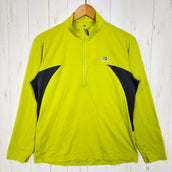 【Men's M グリーン系】 Finetrack ( ファイントラック ) ドラウト エア ジップネック Drought Air Zip Neck ポリエステル ウェア トップス インナー シャツ ロングスリーブシャツ 化繊 z00057914 化繊 ロングスリ