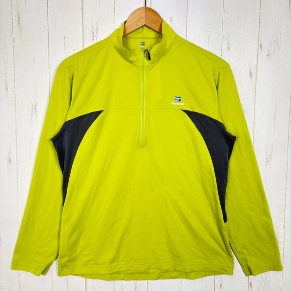 【Men's M グリーン系】 Finetrack ( ファイントラック ) ドラウト エア ジップネック Drought Air Zip Neck ポリエステル ウェア トップス インナー シャツ ロングスリーブシャツ 化繊 z00057914  化繊 ロングスリ