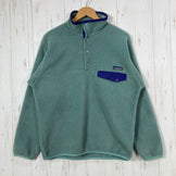 【Men's M ブルー系】 1999 Patagonia ( パタゴニア ) シンチラ スナップT プルオーバー Synchilla Snap-T Fleece Pullover Mineral Blue / Blueberry 生産終了モデル 入手困難 ポリエ
