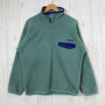【Men's M ブルー系】 1999 Patagonia ( パタゴニア ) シンチラ スナップT プルオーバー Synchilla Snap-T Fleece Pullover Mineral Blue / Blueberry 生産終了モデル 入手困難 ポリエ