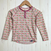 【Baby's 5T ベージュ系】 Patagonia ( パタゴニア ) キャプリーン ミッドウェイト ヘンリー Capilene Midweight Henley PHLS ポリエステル ウェア トップス インナー シャツ ロングスリーブTシャツ クルーネック 化繊
